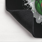 Skizze mit algerischer Flagge Mousepad (Ecke)