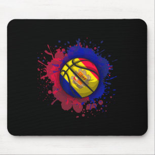 Skizze mit andorranischer Flagge Mousepad