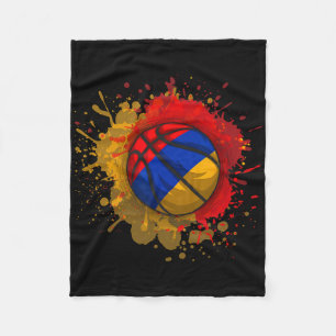 Skizze mit Armenien-Flagge  Fleecedecke