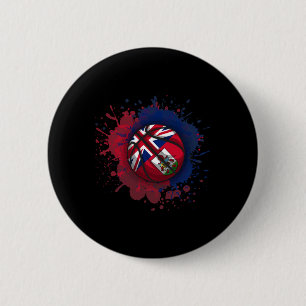 Skizze mit Bermuda-Flagge  Button