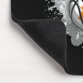 Skizze mit der Flagge Zyperns Mousepad (Ecke)