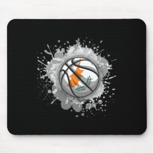Skizze mit der Flagge Zyperns Mousepad