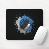 Skizze mit estnischer Flagge Mousepad (Mit Mouse)