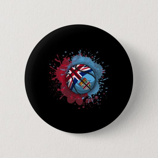 Skizze mit Fidschi-Flagge Button (Vorderseite)