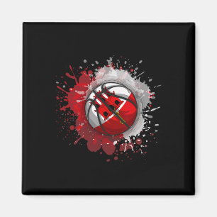 Skizze mit Gibraltar-Flagge Magnet