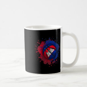 Skizze mit kambodschanischer Flagge Kaffeetasse