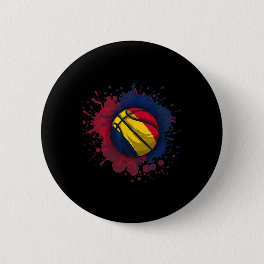 Skizze mit Tschad-Flagge Button (Vorderseite)
