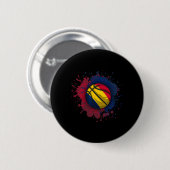 Skizze mit Tschad-Flagge Button (Vorne & Hinten)