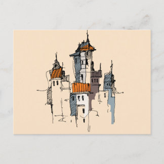 Skizze Postkarte