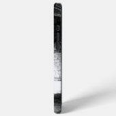 Skizze Schwarz-Weiß-Gotik iPhone Hülle (Linke Seite)