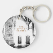 Skizze Schwarz-Weiß-Gotik Schlüsselanhänger (Rückseite)