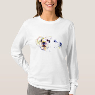 Skizze-T-Shirt Yorkshires Terrier T-Shirt