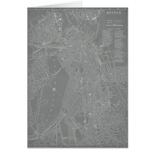 Skizze von Boston City Map