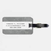 Skizze von Boston City Map Gepäckanhänger (Rückseite horizontal)