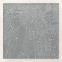 Skizze von Boston City Map
