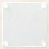 Skizze von Boston City Map Glasuntersetzer (Rückseite)