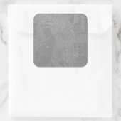 Skizze von Boston City Map Quadratischer Aufkleber (Tasche)