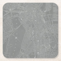 Skizze von Boston City Map