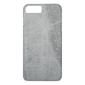 Skizze von Chicago City Map Case-Mate iPhone Hülle (Rückseite)