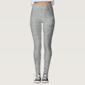 Skizze von Chicago City Map Leggings (Vorderseite)
