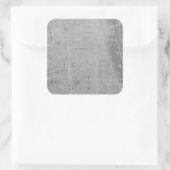 Skizze von Chicago City Map Quadratischer Aufkleber (Tasche)