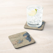 Skizze von Christus gehend auf Wasser (w/c auf Getränkeuntersetzer (Rechte Seite)