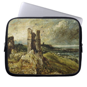 Skizze von Hadleigh Schloss (Vorderseite) (Öl auf Laptopschutzhülle
