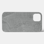Skizze von New York City Map Case-Mate iPhone Hülle (Rückseite (Horizontal))