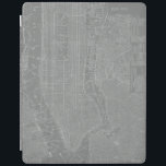 Skizze von New York City Map iPad Hülle<br><div class="desc">Skizze von New York City Map. Künstler: Vision Studio. Abbildung: 64746Z.</div>