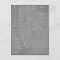 Skizze von New York City Map