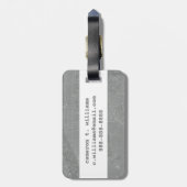 Skizze von New- York Citykarte Gepäckanhänger (Rückseite vertikal)