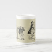 Skizze von zwei Männern, die Pool spielen Porzellantasse (Vorderseite)