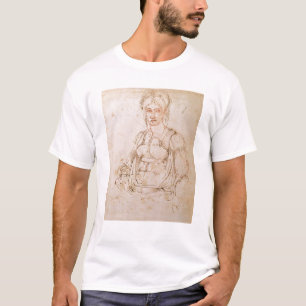 Skizze W.41 einer Sitzfrau T-Shirt