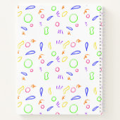 Skizze Zeichnend Rechner | Lebhafte Farben Math Notizblock (Rückseite)