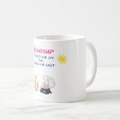 Skizze zum Zitat von inspirierenden Süßen Tieren Kaffeetasse (VorderseiteRechts)