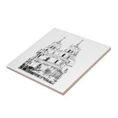 Skizze zur katholischen Kirchenarchitektur Fliese (Seite)