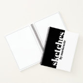 Skizzen buchen einen großen Personalisierten Serie Notizblock (Innenseite)