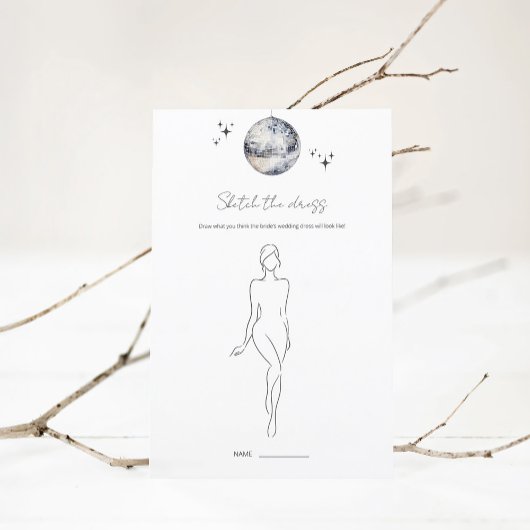 Skizzen Das Brautparty der Dress Disco Ball