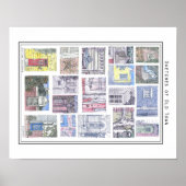 Skizzen der Altstadt von Alexandria, VA Poster (Vorne)