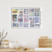 Skizzen der Altstadt von Alexandria, VA Poster (Küche)