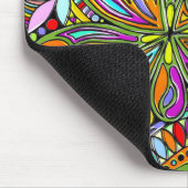 Skizzen Fantasy Art - Abstrakte Blume 1 Mousepad (Ecke)