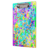 Skizzen Fantasy Art - Abstrakte Blume 2 Klemmbrett (Links)