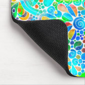 Skizzen Fantasy Art - Abstrakte Blume 2 Mousepad (Ecke)