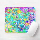 Skizzen Fantasy Art - Abstrakte Blume 2 Mousepad (Mit Mouse)