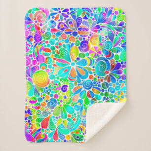 Skizzen Fantasy Art - Abstrakte Blume 2 Sherpadecke