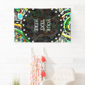 Skizzen Fantasy Art - Abstrakte Blume 3 Banner (Insitu)