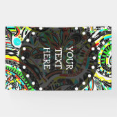 Skizzen Fantasy Art - Abstrakte Blume 3 Banner (Horizontal)