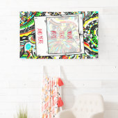 Skizzen Fantasy Art - Abstrakte Blume 3 Banner (Insitu)