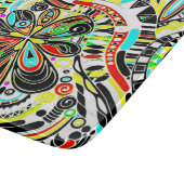 Skizzen Fantasy Art - Abstrakte Blume 3 Schneidebrett (Ecke)