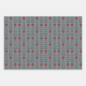 Skizzen für Rosa und Grau Geschenkpapier Set (Vorderseite 2)